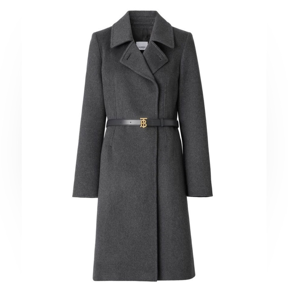 Burberry Monogram Motif Wool/ Cashmere belted Women’s Coat